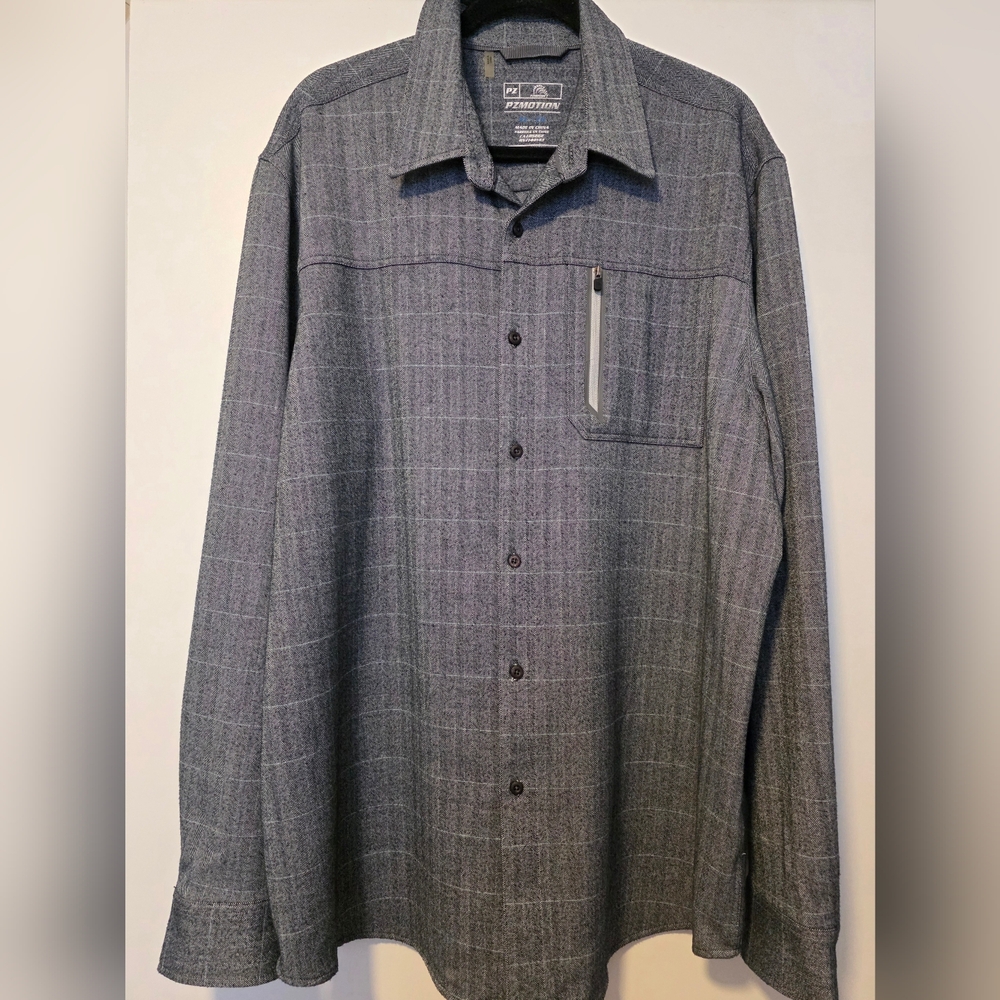 Point Zero Grey Men's Shirt Sz Xl